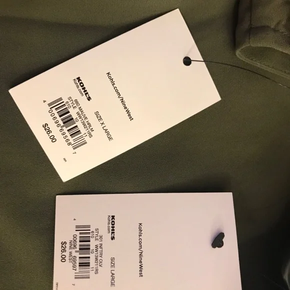 Nine West summer tops lot 5 l Xl new with tags women summer dress shirts - Picture 14 of 15